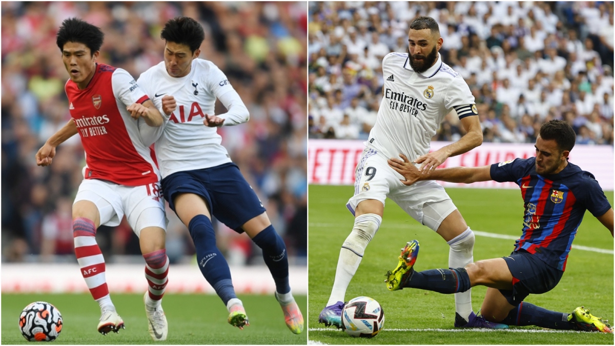 Lịch thi đấu bóng đá hôm nay (15/1): Real đại chiến Barca, Arsenal gặp Tottenham